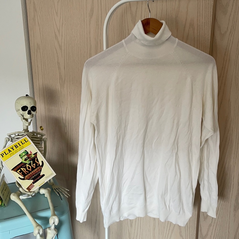 White Zara Turtleneck